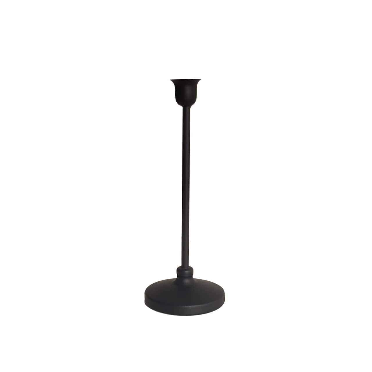 Black Metal Taper Candle Holder by Ashland®
